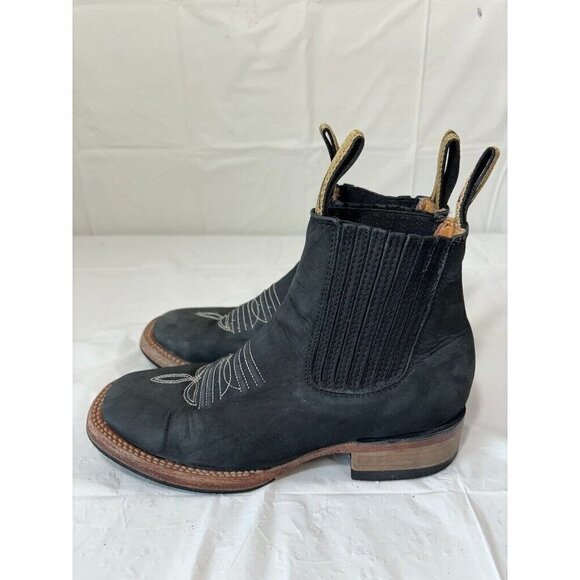 Bronco West Leather Ankle Boot Womens Size 5.5-6 US - Picture 3 of 12